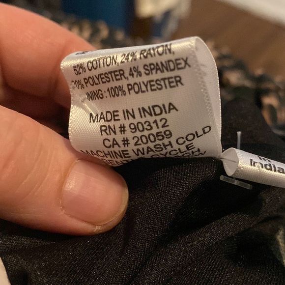 Parsley & Sage Krista Hoodie Lightweight Feather Pattern Hoodie Size Small - Picture 5 of 5